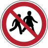 Panneau Accès Interdit Enfants P036 | Sécurité Industrielle
