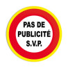 Panneau Interdiction Publicité Svp | Signalétique B2B