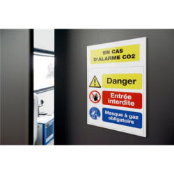 Panneau Sécurité Électrique Personnalisé | Dibond Percé