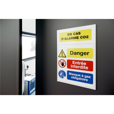 Panneau Sécurité Électrique Personnalisé | Dibond Percé