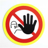 Panneau Accès Interdit | Signalétique Sécurité Industrielle