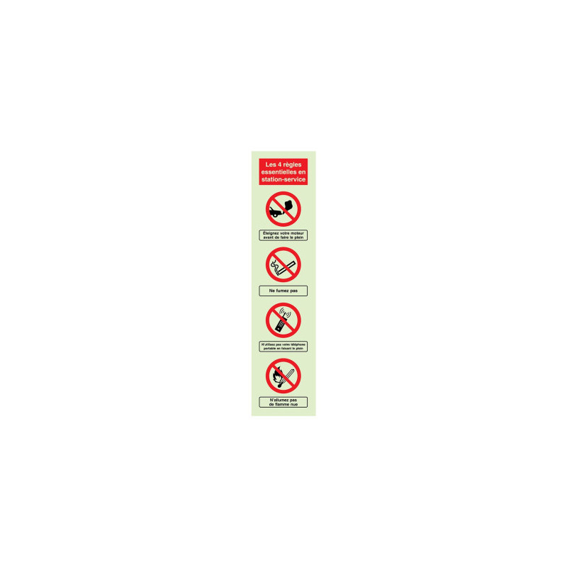 Signalisation Sécurité Carburant | Interdiction Fumer/Tel