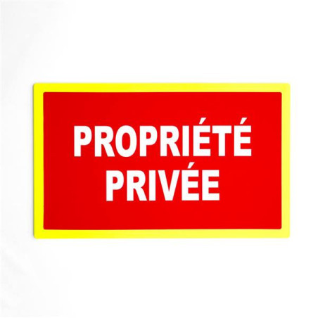 Panneau Propriété Privée | Interdiction d'accès | Zone-Print