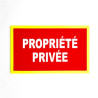 Panneau Propriété Privée | Interdiction d'accès | Zone-Print