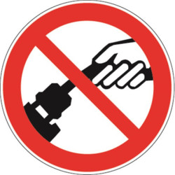 Panneau Interdiction Débrancher Câble | Sécurité Électrique