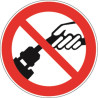 Panneau Interdiction Débrancher Câble | Sécurité Électrique