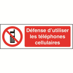Panneau Interdit Téléphone Portable - Sécurité Industrielle