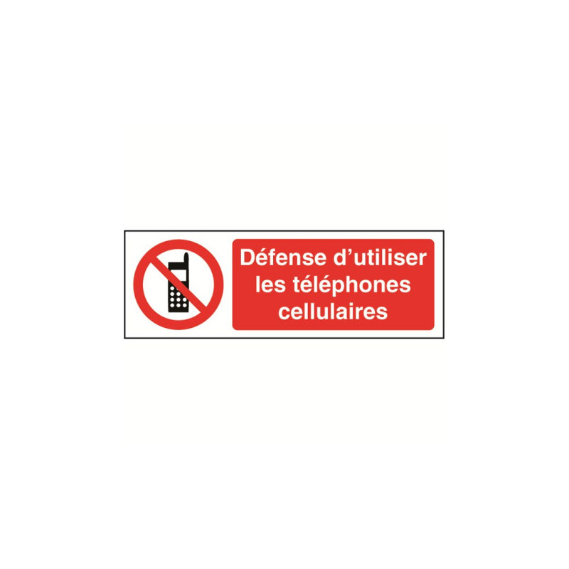 Panneau Interdit Téléphone Portable - Sécurité Industrielle