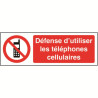 Panneau Interdit Téléphone Portable - Sécurité Industrielle