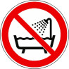 Panneau Interdiction Réservoir d'Eau ISO 7010 P026 | Zone-Print