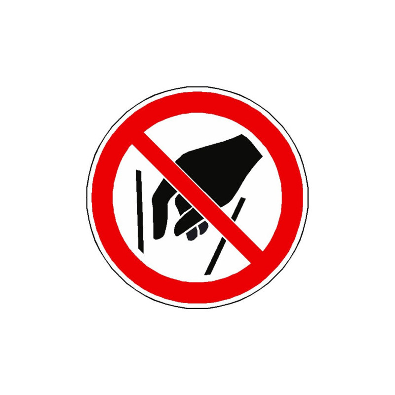 Panneau Interdiction de Toucher ISO 7010 | Sécurité Pro