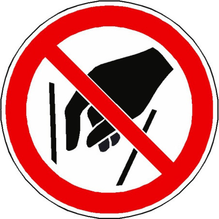 Panneau Interdiction de Toucher ISO 7010 | Sécurité Pro