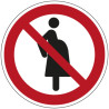 Panneau Interdit Femmes Enceintes | ISO 7010 | Zone-Print