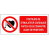 Signalétique Pacemaker B2B | Prévention Sécurité Industrielle