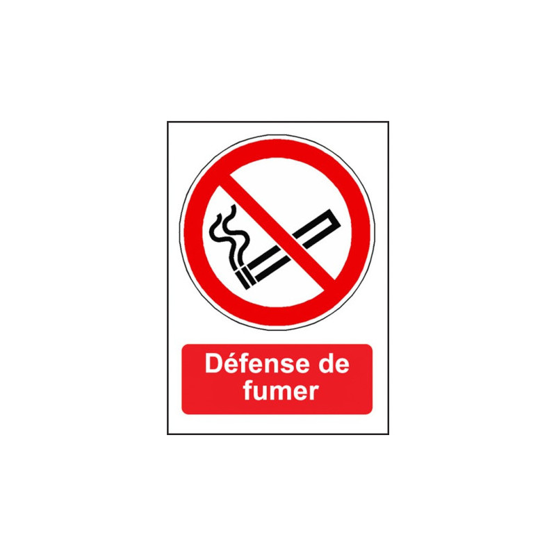 Signalisation Défense de Fumer | Panneau Interdiction Pro Zone-Print