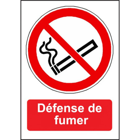 Signalisation Défense de Fumer | Panneau Interdiction Pro Zone-Print