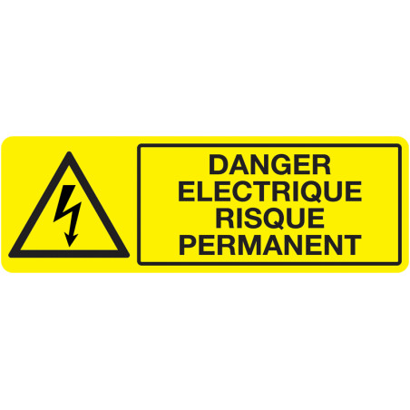 Panneau Danger Continu | Signalétique Industrielle Pro