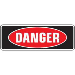 Panneau Danger : Risque Intervention Individuelle - Zone-Print.fr