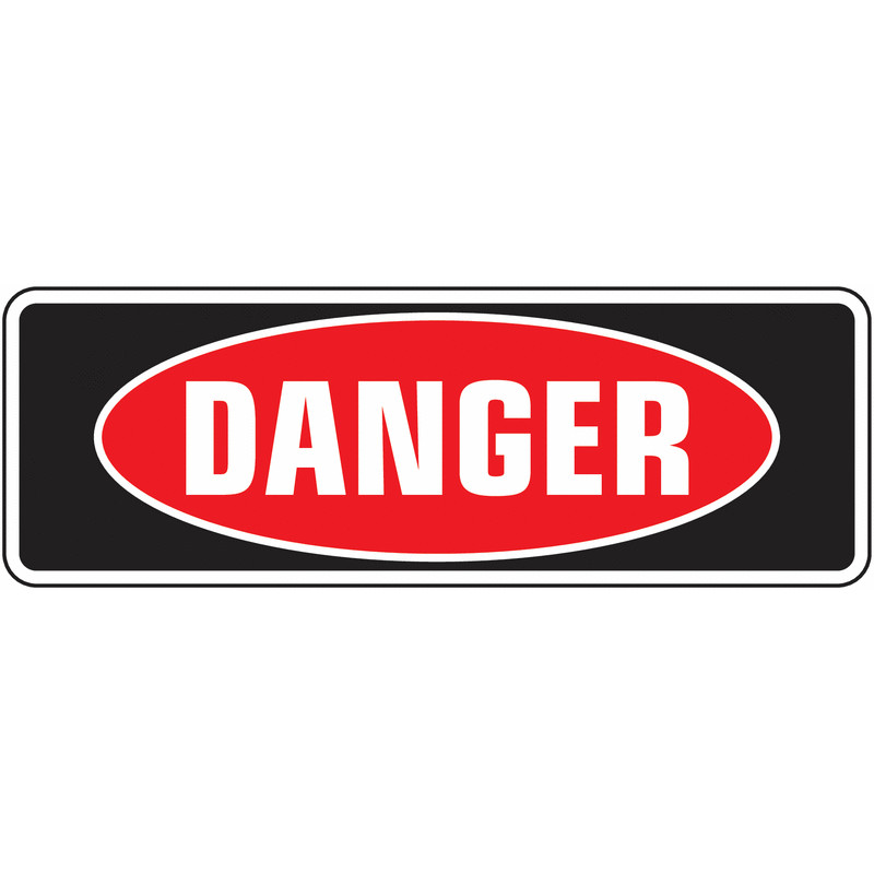 Panneau Danger : Risque Intervention Individuelle - Zone-Print.fr