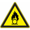 Panneau Danger Matières Comburantes - Pictogramme GHS03