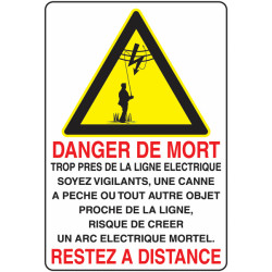 Panneau Danger Arc Électrique | Signalétique Sécurité Pro