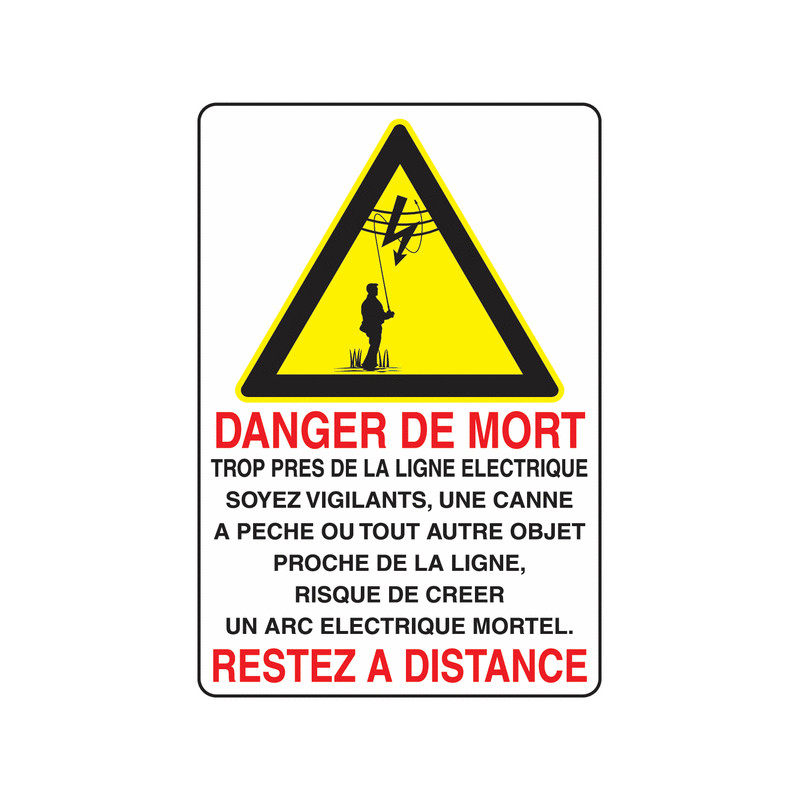 Panneau Danger Arc Électrique | Signalétique Sécurité Pro