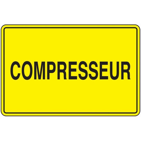 Panneau Zone Air Comprimé - Signalétique Industrielle Pro