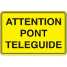 Panneau Attention Pont Roulant Automatisé | Sécurité BTP