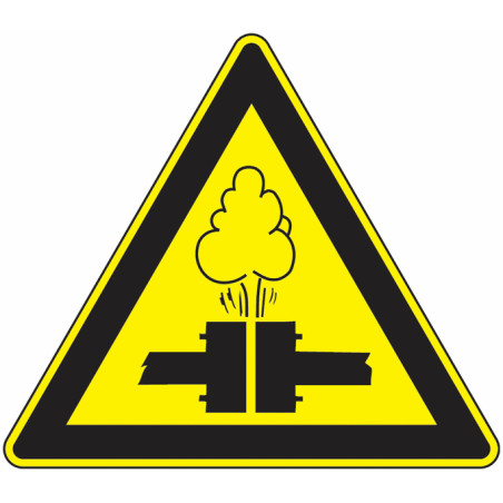 Panneau Danger Fluide Chaud | Signalétique Industrielle
