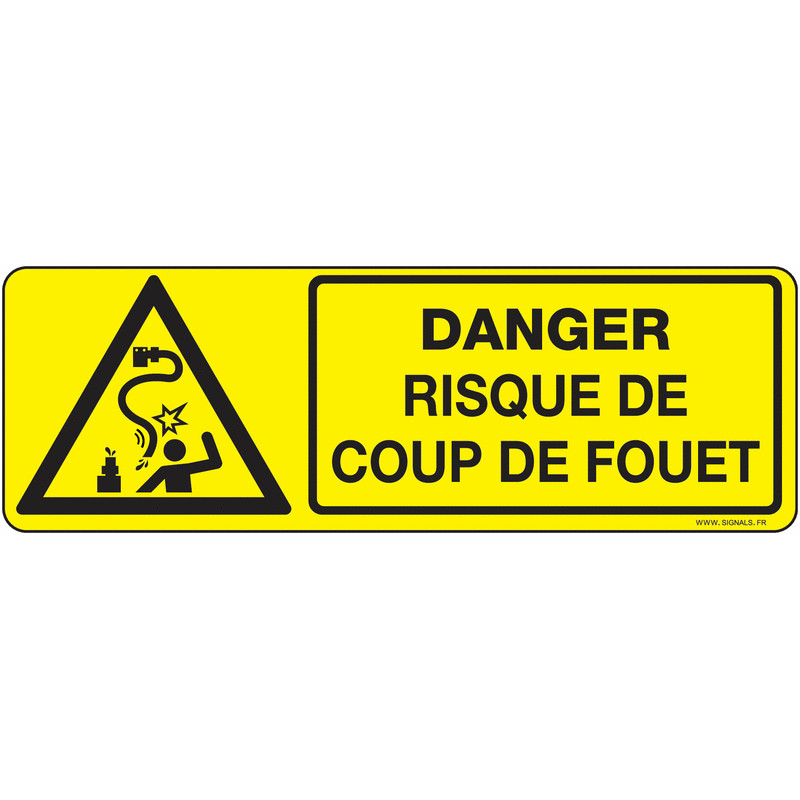 Panneau Danger Risque Coup de  | Sécurité Industrielle