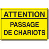 Panneau Danger Passage Engins Manutention | Zone-Print.fr