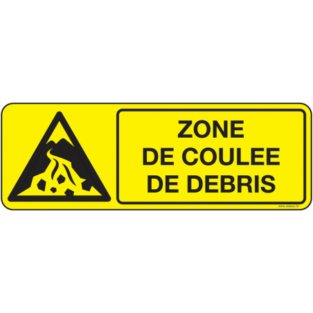 Panneau Attention Chute Débris | Signalétique Pro