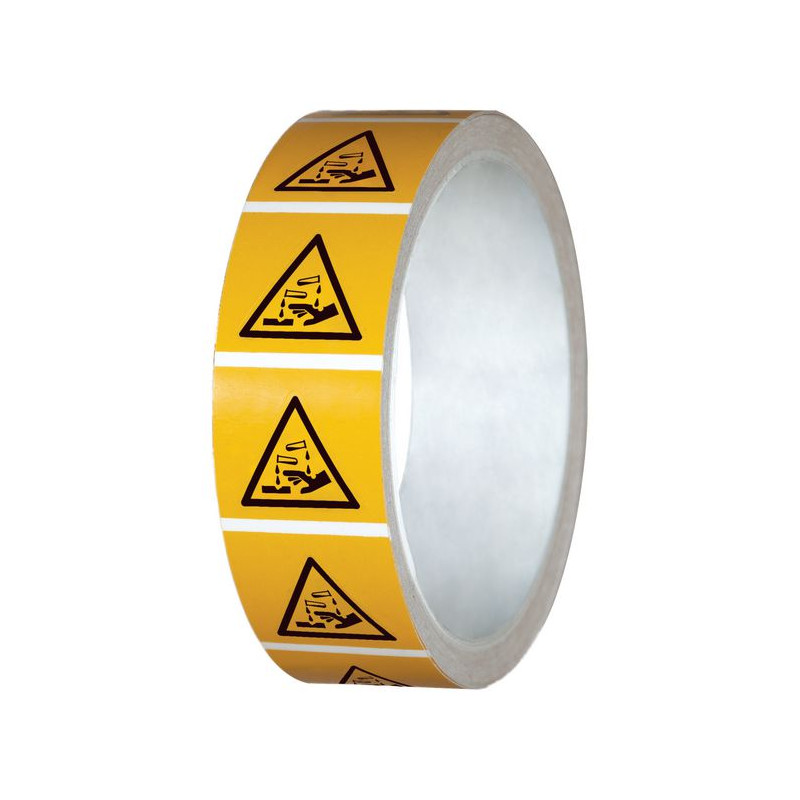 Panneau Danger Corrosif ISO 7010 | Signalétique Pro Zone-Print