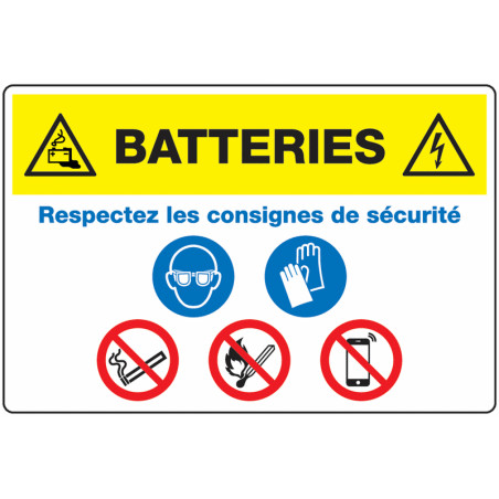 Signalétique Sécurité Énergie : Consignes Stockage | Zone-Print