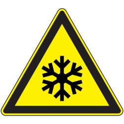 Panneau Danger Froid Extrême | Signalétique Basse Ambiance