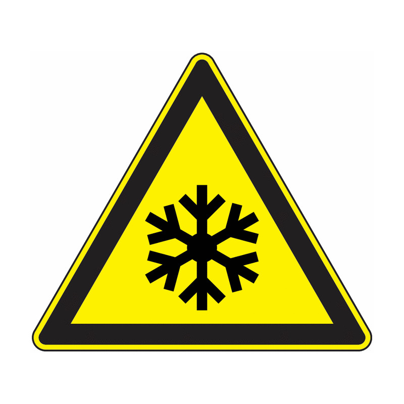 Panneau Danger Froid Extrême | Signalétique Basse Ambiance