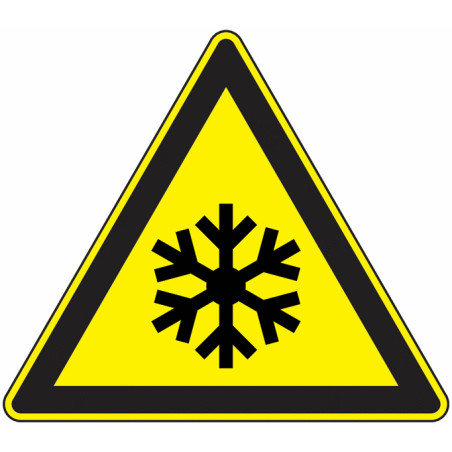Panneau Danger Froid Extrême | Signalétique Basse Ambiance