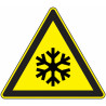 Panneau Danger Froid Extrême | Signalétique Basse Ambiance