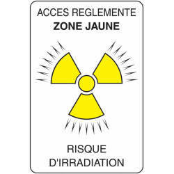 Panneau Risques Ionisants | Signalétique de Sécurité Industrielle