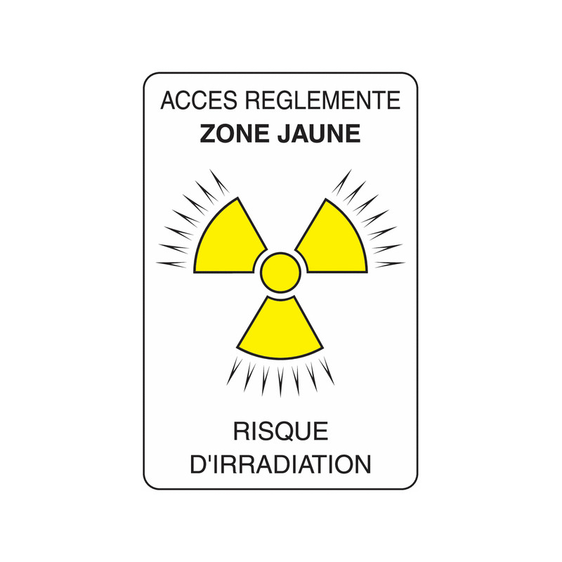 Panneau Risques Ionisants | Signalétique de Sécurité Industrielle