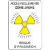 Panneau Risques Ionisants | Signalétique de Sécurité Industrielle