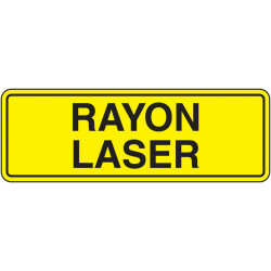 Signalétique Danger Rayonnement Optique Industriel