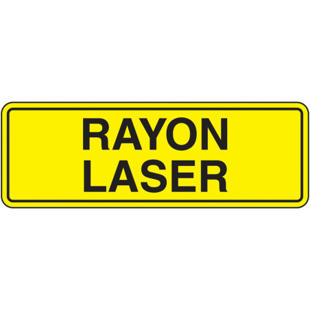 Signalétique Danger Rayonnement Optique Industriel