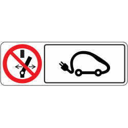Panneau Coupure Urgence Véhicule Électrique | Zone-Print