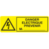 Panneau Danger Électrique | Protégez Votre Personnel | Zone-Print