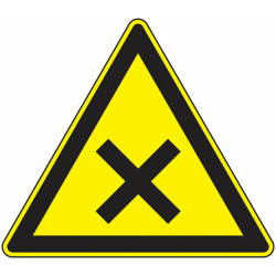 Panneau Danger Substances Nocives | Signalétique Pro Zone-Print