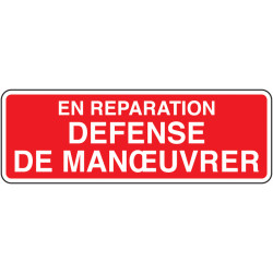 Panneau Interdiction de Déplacement | Sécurité Industrielle