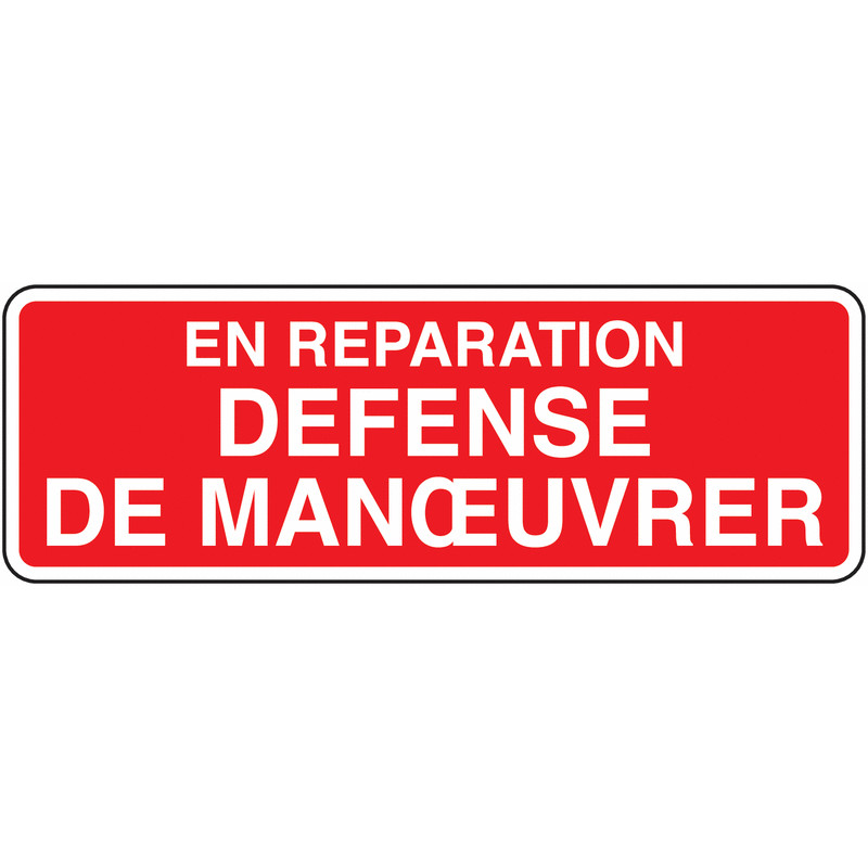 Panneau Interdiction de Déplacement | Sécurité Industrielle