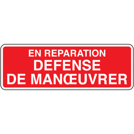 Panneau Interdiction de Déplacement | Sécurité Industrielle