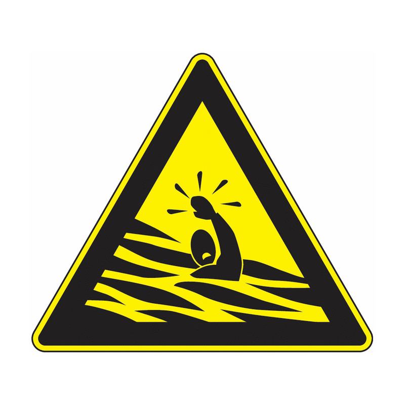 Panneau Danger Montée des Eaux | Signalétique Industrielle